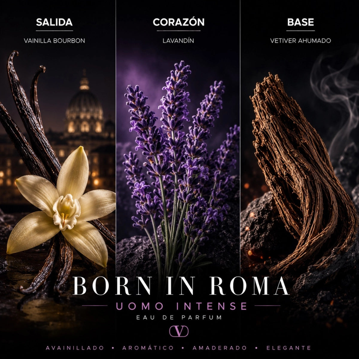 BORN IN ROMA UOMO INTENSE EAU DE PARFUM